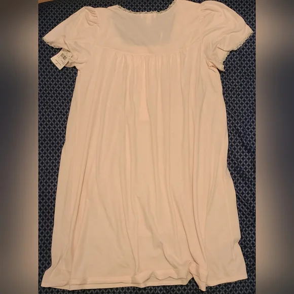 VTG NWT Miss Elaine Heavenly Bodies Women's Pink Nightgown Sz M - Picture 6 of 7